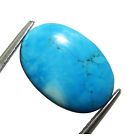 Excellent 13.15 Ct Oval Shape Natural Turquoise Certified Gemstone